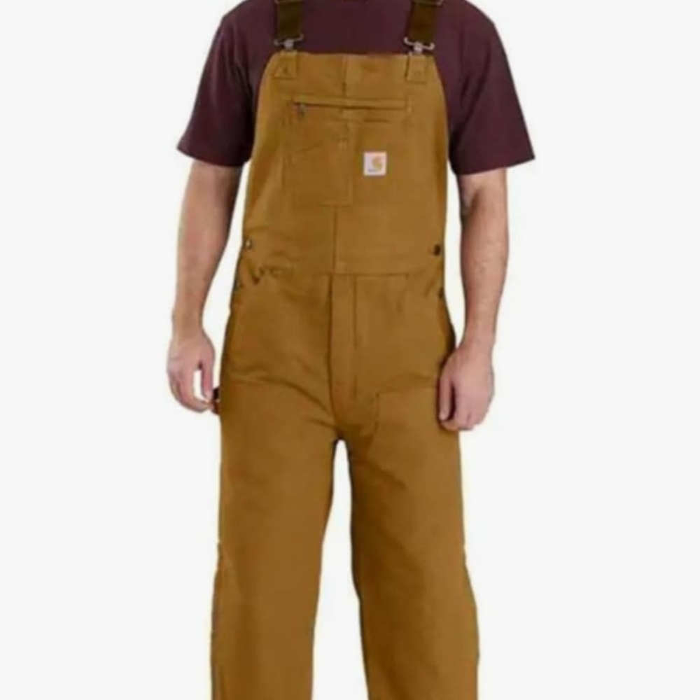 Brown Work Overalls